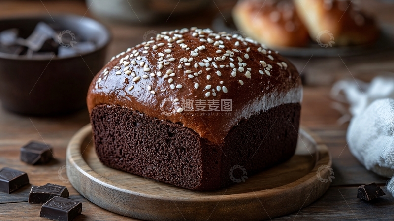 高清大图下载【趣麦麦图】巧克力餐包4