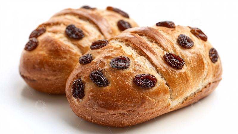 高清大图下载【趣麦麦图】迷你葡萄干面包