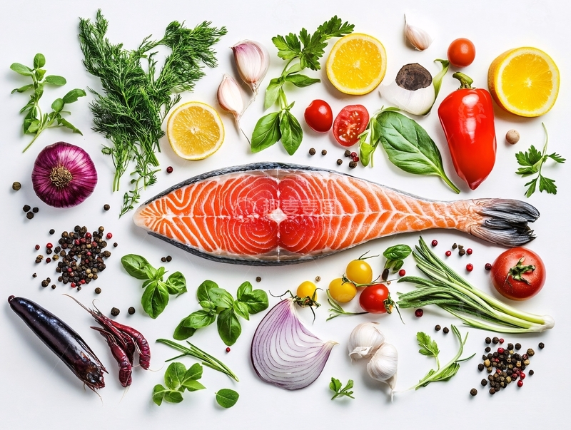 高清大图下载【趣麦麦图】鱼片食材图片