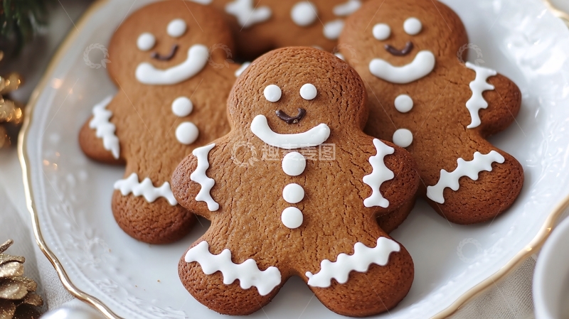 高清大图下载【趣麦麦图】人形曲奇饼干