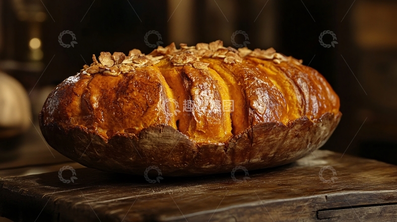 高清大图下载【趣麦麦图】法式面包西点烘焙5
