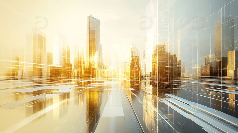 高清大图下载【趣麦麦图】科技建筑城市背景