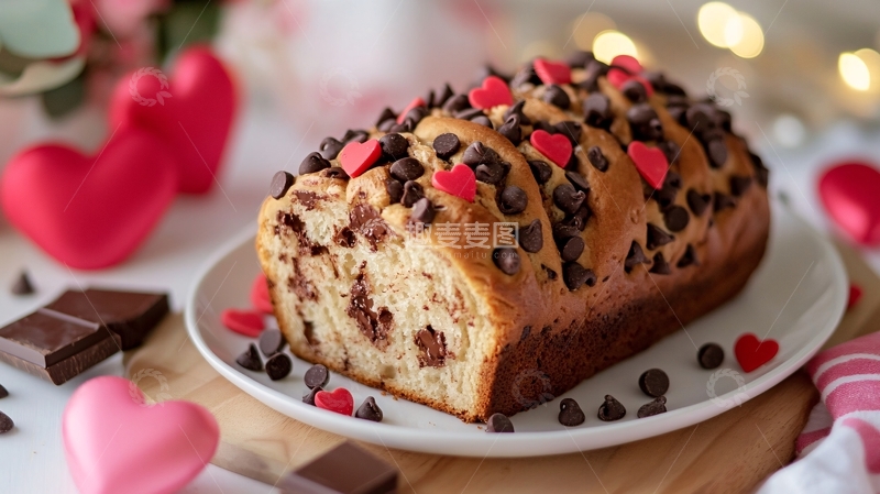高清大图下载【趣麦麦图】情人节糕点