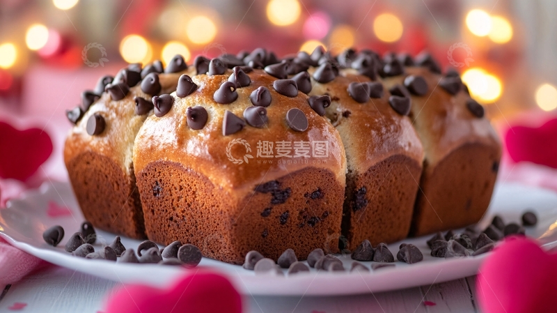 高清大图下载【趣麦麦图】巧克力注心蛋糕