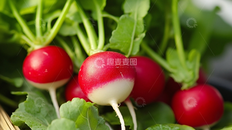 高清大图下载【趣麦麦图】红萝卜新鲜绿叶