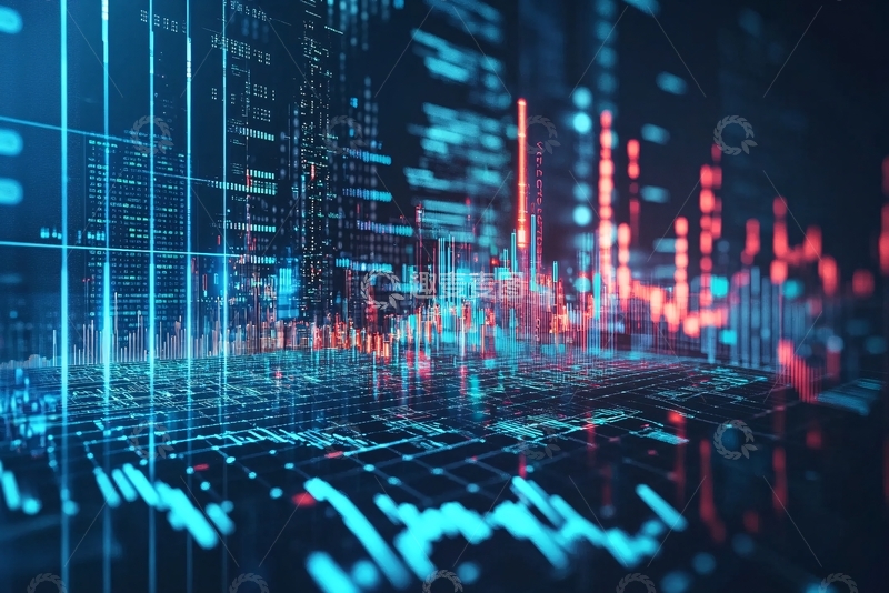 高清大图下载【趣麦麦图】金融线图