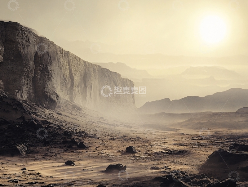 高清大图下载【趣麦麦图】火星荒地