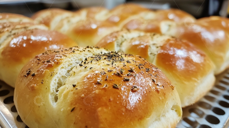 高清大图下载【趣麦麦图】烘焙食品烤箱面包7