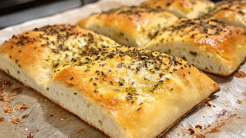 高清大图下载【趣麦麦图】芝士蒜蓉面包