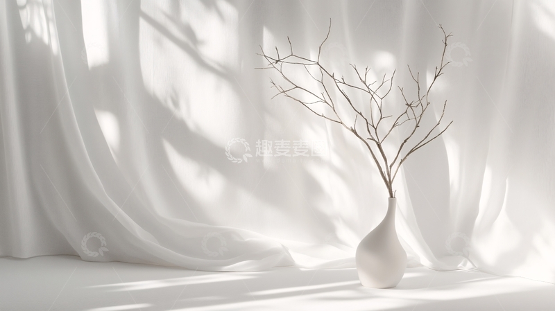高清大图下载【趣麦麦图】窗帘场景