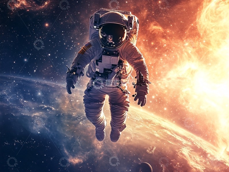 高清大图下载【趣麦麦图】宇航员图片3