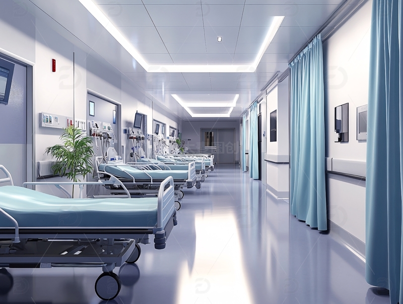 高清大图下载【趣麦麦图】病房医疗设备环境