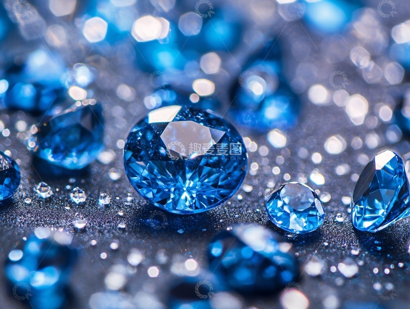 高清大图下载【趣麦麦图】深海蓝钻