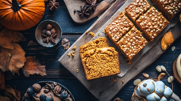 南瓜蛋糕南瓜面包5