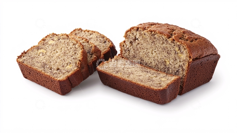 高清大图下载【趣麦麦图】无糖香蕉面包