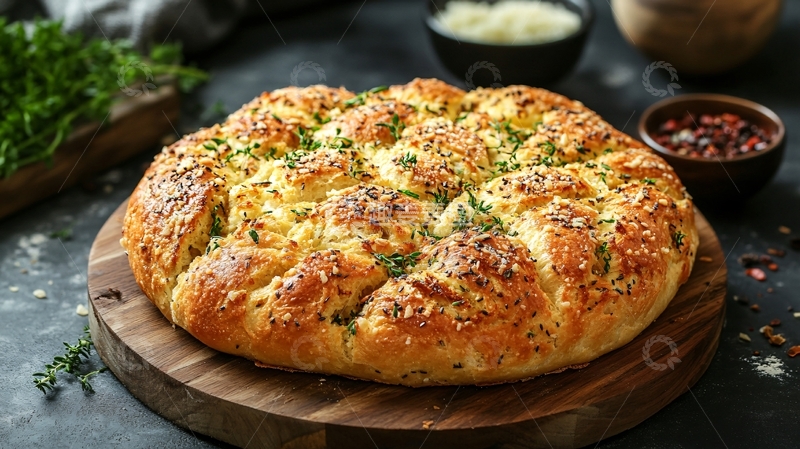 高清大图下载【趣麦麦图】香葱面包1