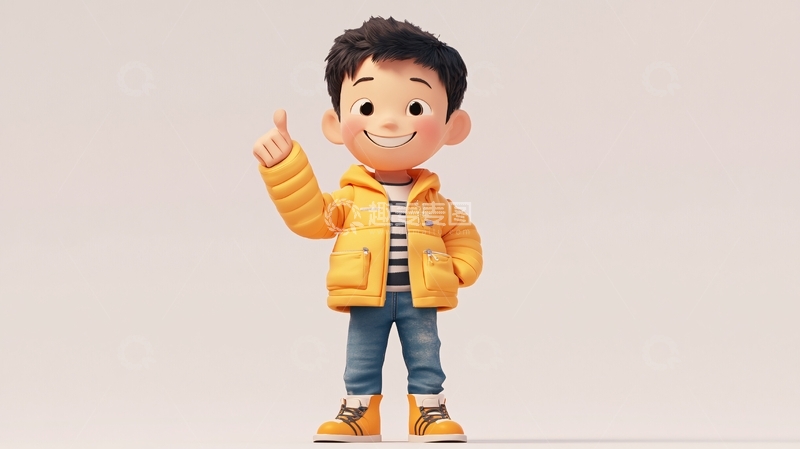 高清大图下载【趣麦麦图】男孩形象5