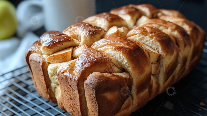 高清大图下载【趣麦麦图】手撕面包实拍3