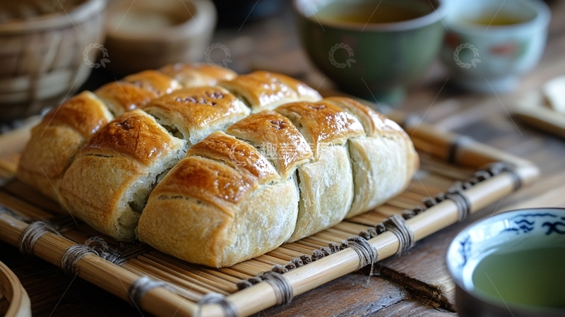高清大图下载【趣麦麦图】广式面包
