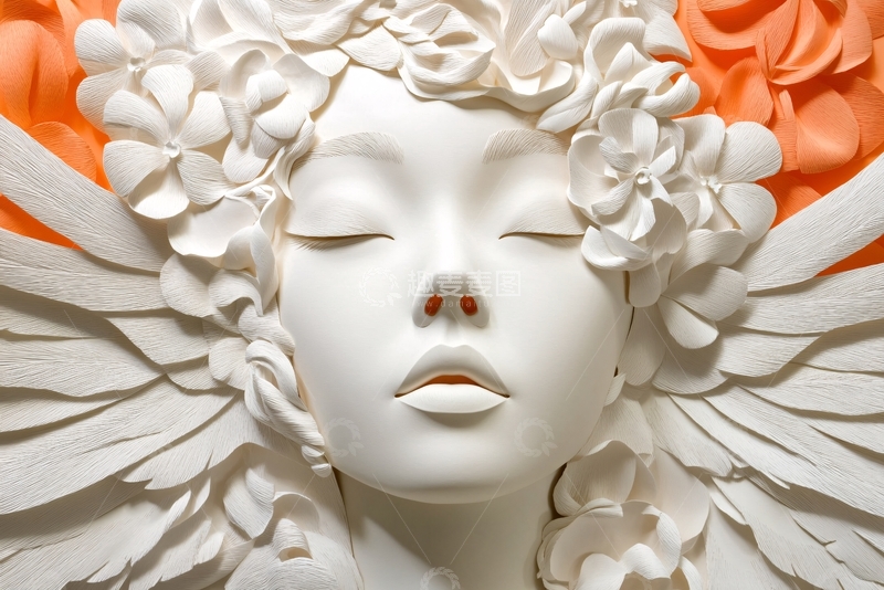 高清大图下载【趣麦麦图】纸艺雕塑