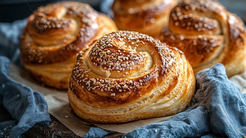 高清大图下载【趣麦麦图】花卷面包