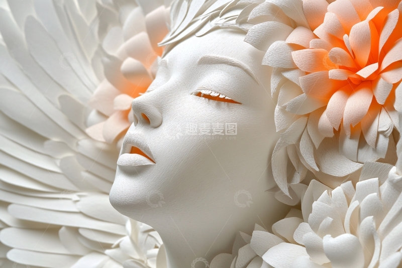 高清大图下载【趣麦麦图】立体纸雕