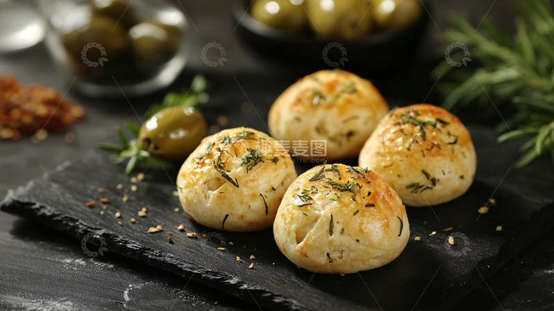 高清大图下载【趣麦麦图】生煎美食1