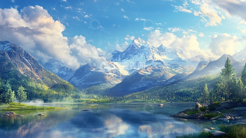 高清大图下载【趣麦麦图】宽屏风景画17