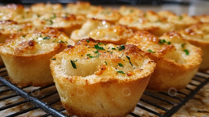 高清大图下载【趣麦麦图】蒜香焗卷