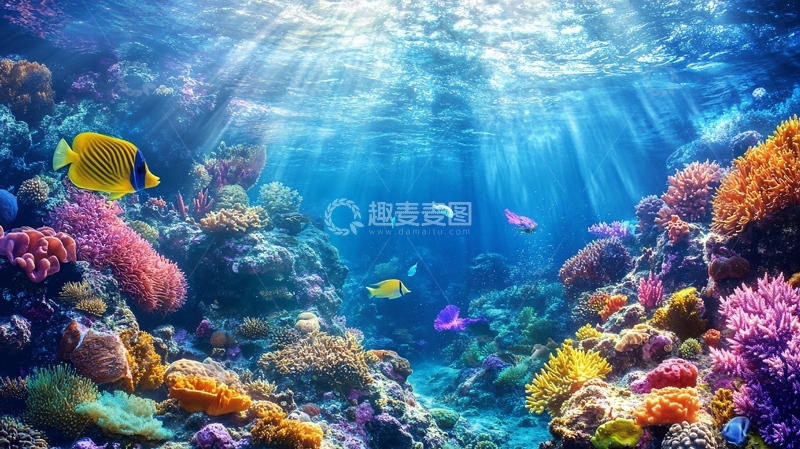 高清大图下载【趣麦麦图】海底世界壁纸4