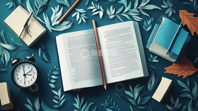 高清大图下载【趣麦麦图】读书学习主题场景1