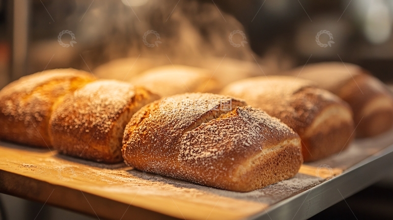 高清大图下载【趣麦麦图】橱窗里的面包