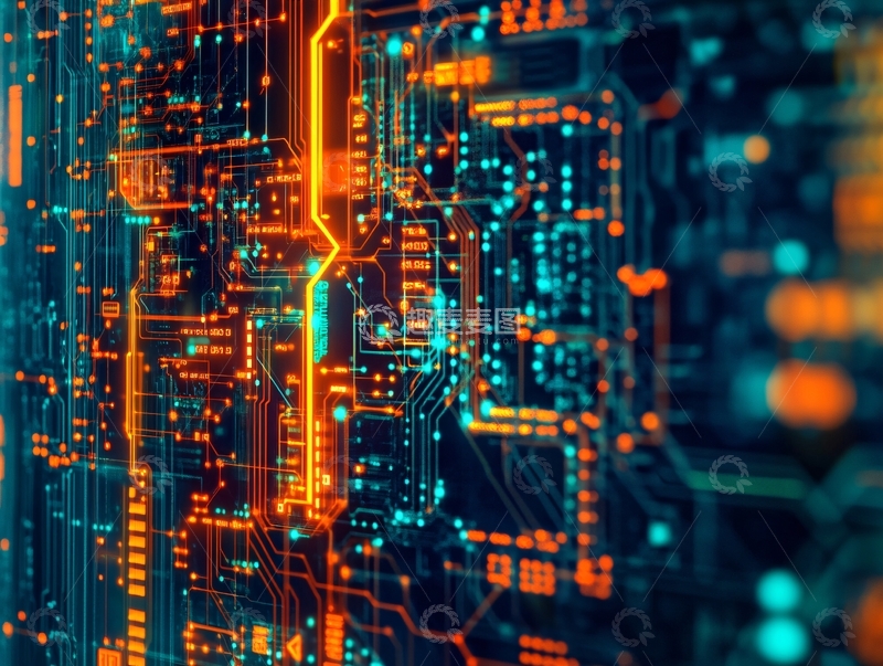 高清大图下载【趣麦麦图】芯片科技集成电路19