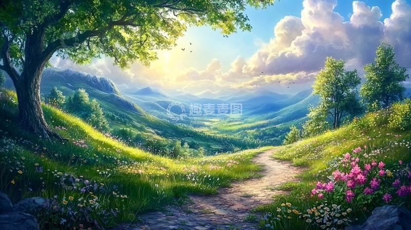 高清大图下载【趣麦麦图】宽屏风景画18
