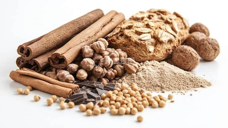 高清大图下载【趣麦麦图】熟粉类糕点1