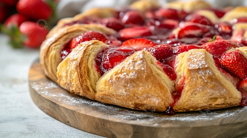 高清大图下载【趣麦麦图】草莓烘焙食品