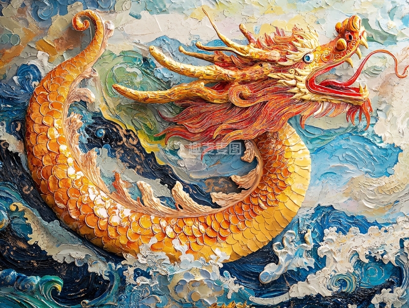 高清大图下载【趣麦麦图】-龙包装插画