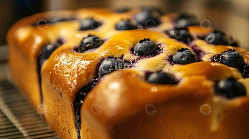 高清大图下载【趣麦麦图】夹心蓝莓吐司