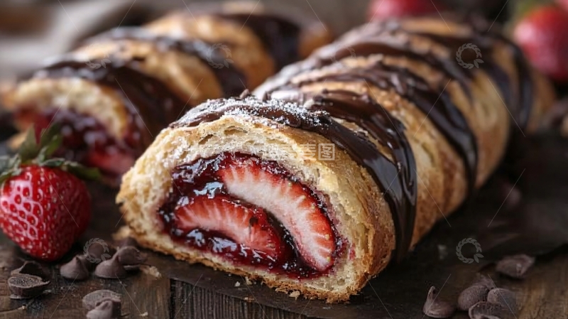 高清大图下载【趣麦麦图】草莓起酥12