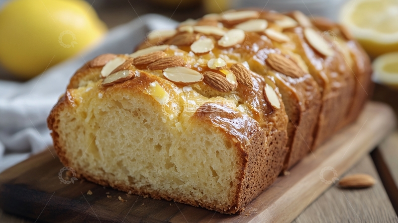高清大图下载【趣麦麦图】杏仁片面包3