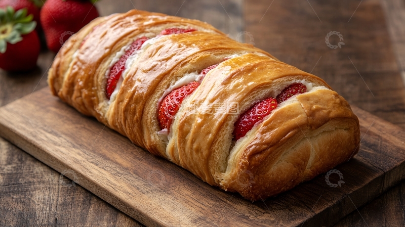 高清大图下载【趣麦麦图】草莓起酥10