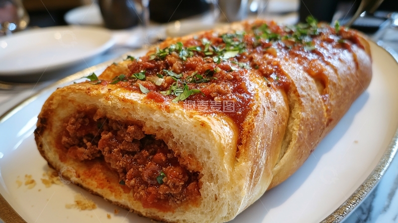 高清大图下载【趣麦麦图】肉酱面法棍2