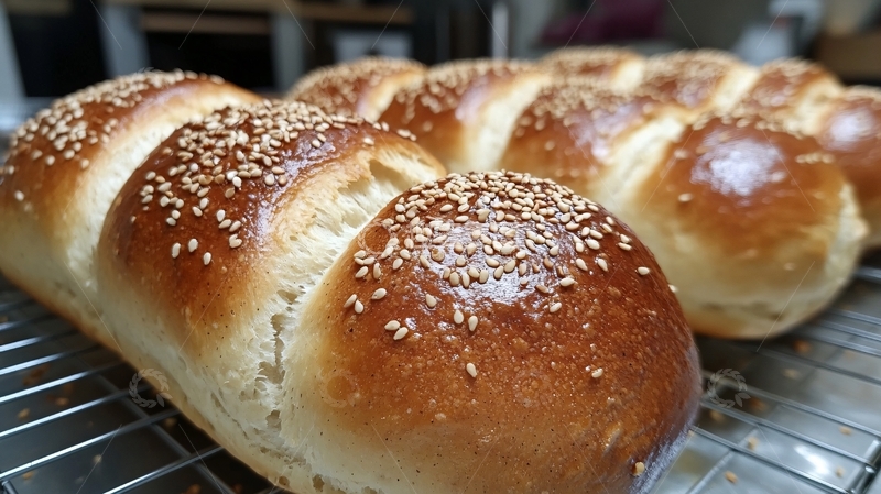 高清大图下载【趣麦麦图】自制酵母餐包