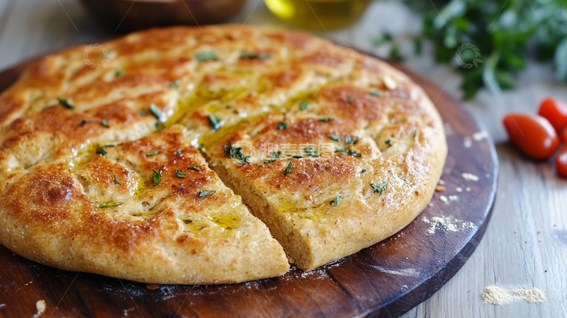 高清大图下载【趣麦麦图】香草蒜蓉面包