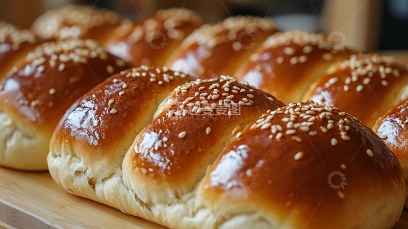 高清大图下载【趣麦麦图】烘焙食品烤箱面包19