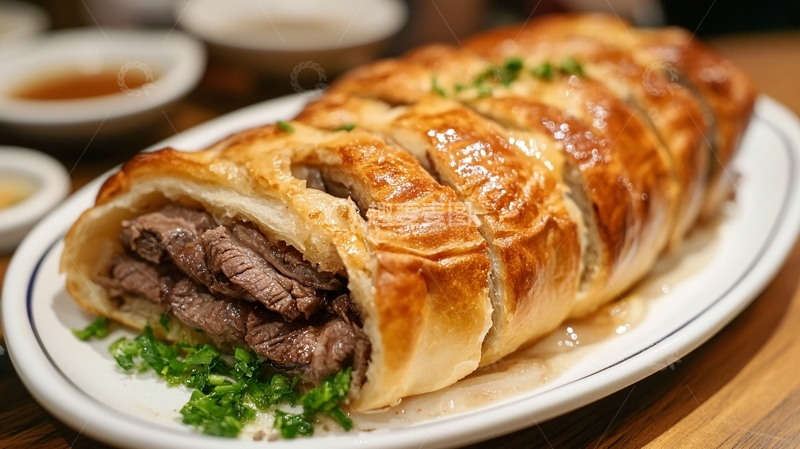 高清大图下载【趣麦麦图】牛肉罩饼