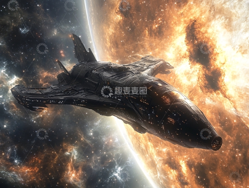 高清大图下载【趣麦麦图】宇宙飞船壁纸3