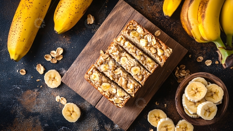 高清大图下载【趣麦麦图】香蕉多士