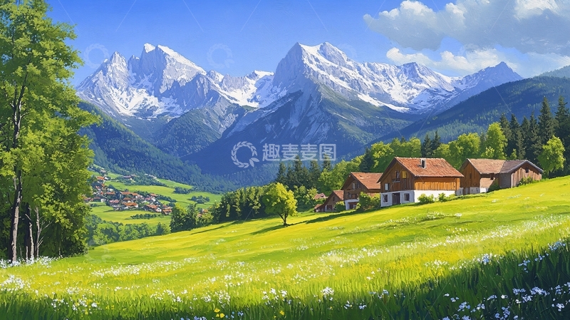 高清大图下载【趣麦麦图】宽屏风景画20