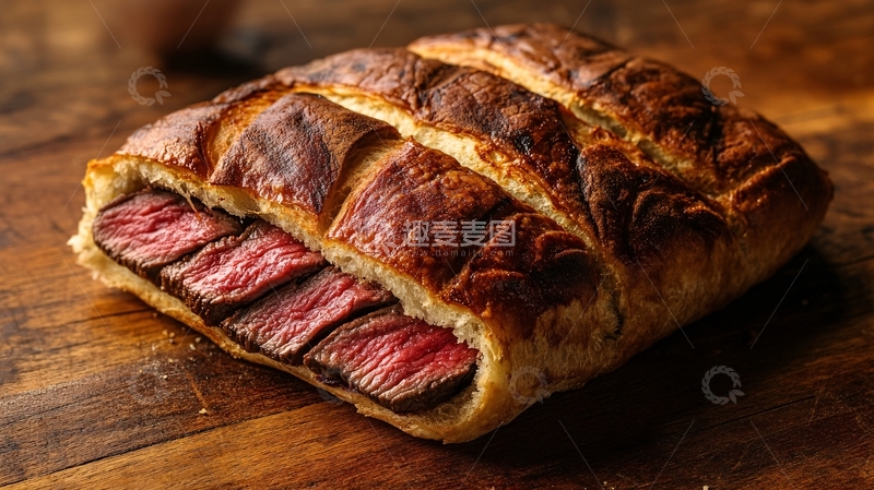 高清大图下载【趣麦麦图】酥皮罐牛肉1